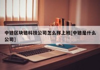 中链区块链科技公司怎么样上班[中链是什么公司]